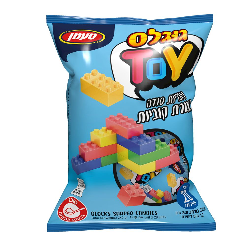 סוכריות סודה בצורת לגו טעמן  240 גרם