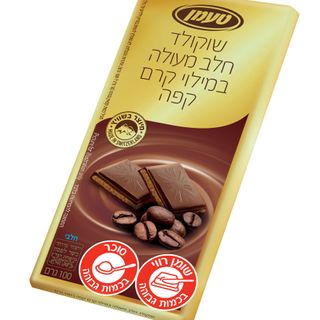 שוקולד שוויצרי חלב בטעם קפה