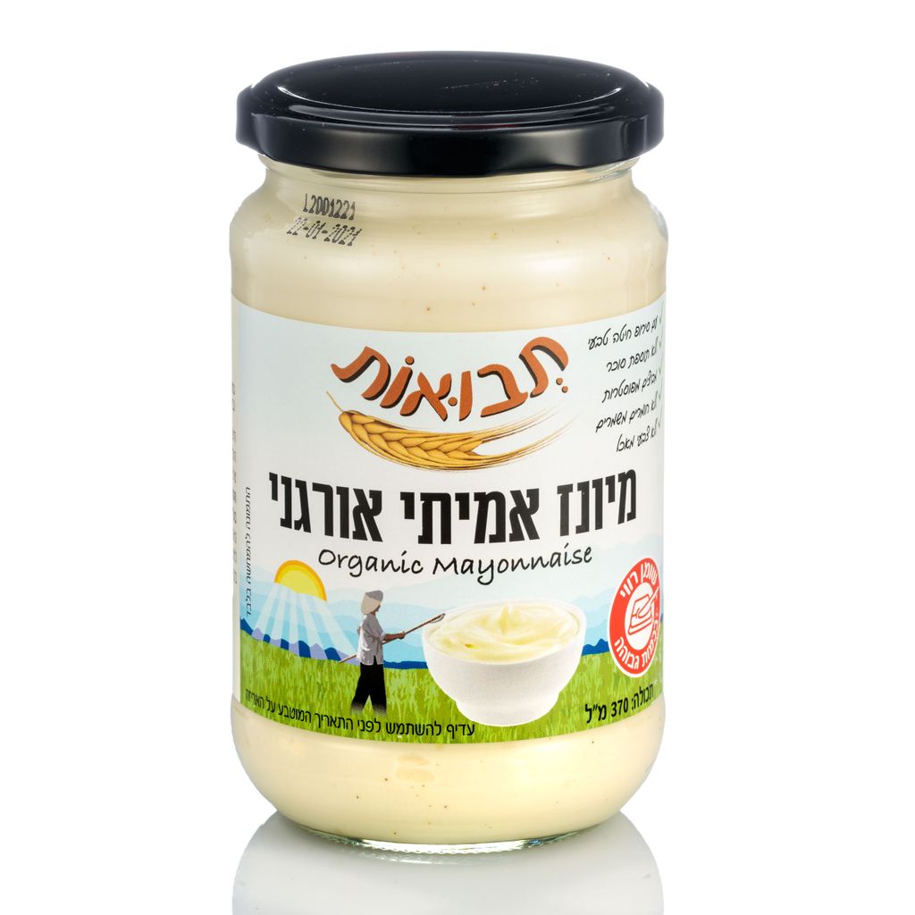 תבואות מיונז אמיתי אורגני