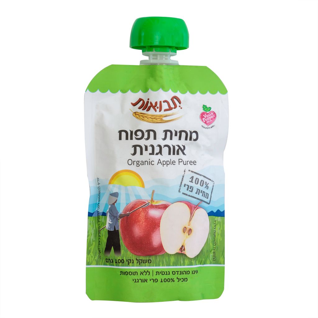 מחית תפוח אורגנית 10