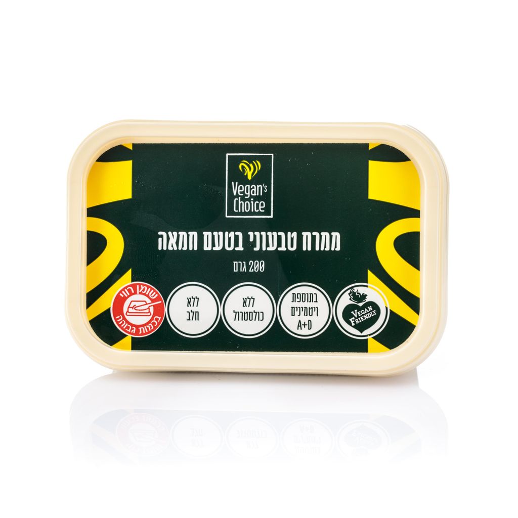 ממרח טבעוני בטעם חמאה 200 גרם ויגנס צ'ויס