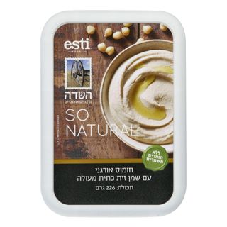 חומוס אורגני עם שמן זית כתית מעולה