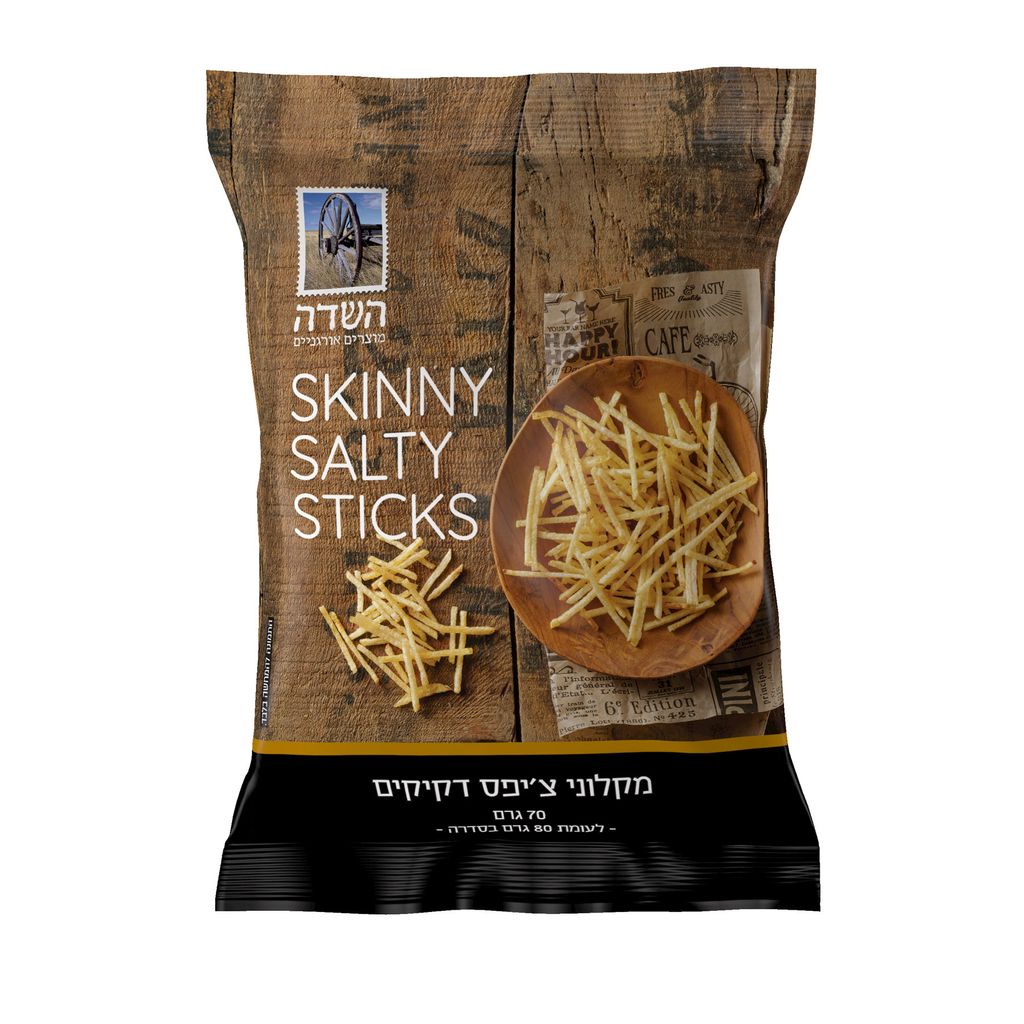 מקלוניי ציפס דקיקים אורגני השדה 70 גרם