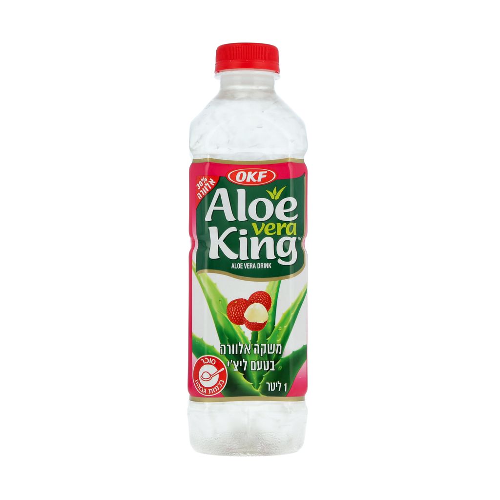 Aloe-משקה אלוורה בטעם ליצ'י 1 ל'