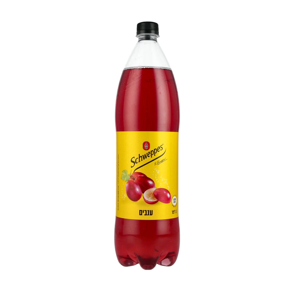 שוופס מוגז ענבים 1.5ליטר