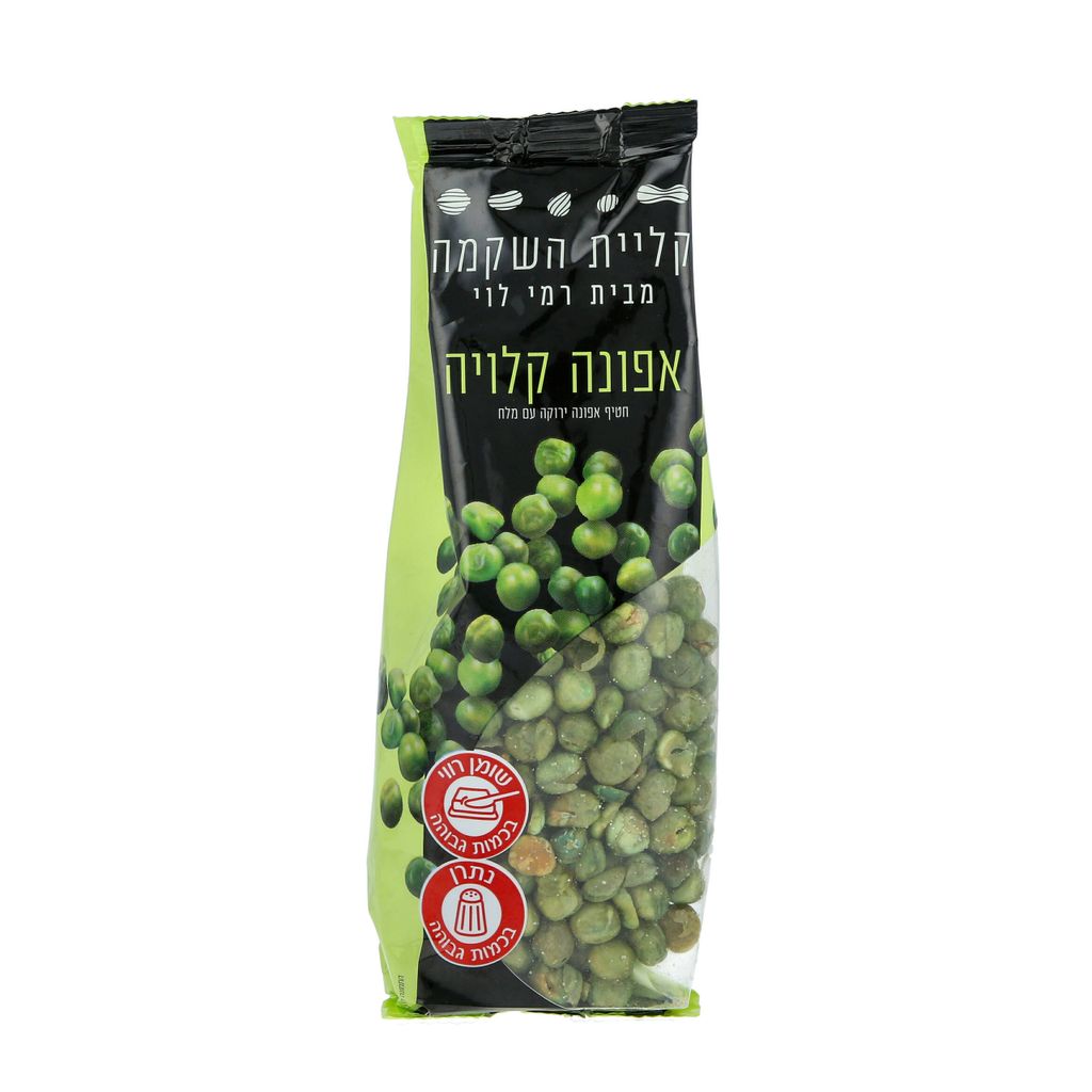 אפונה קלויה 150 גר בשקית