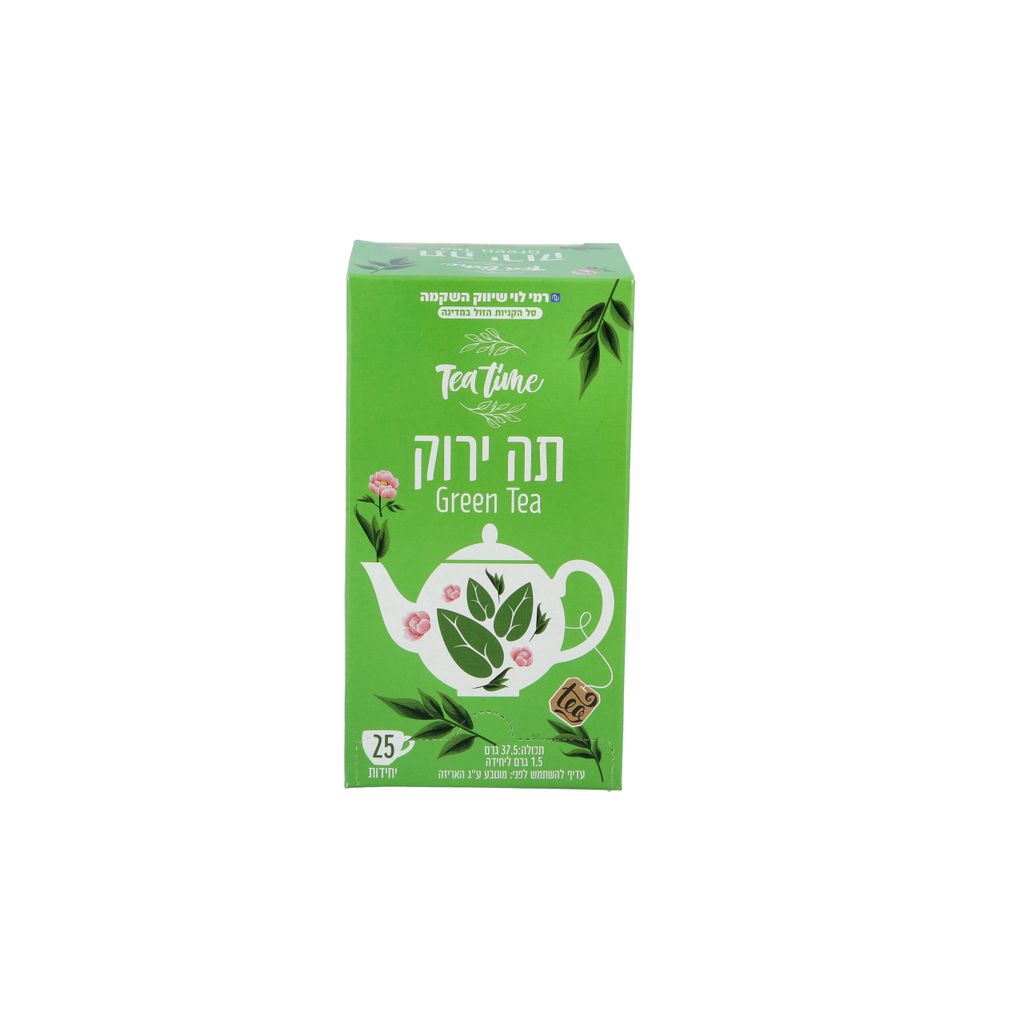 תה ירוק קלאסי 25 יח רמי לוי