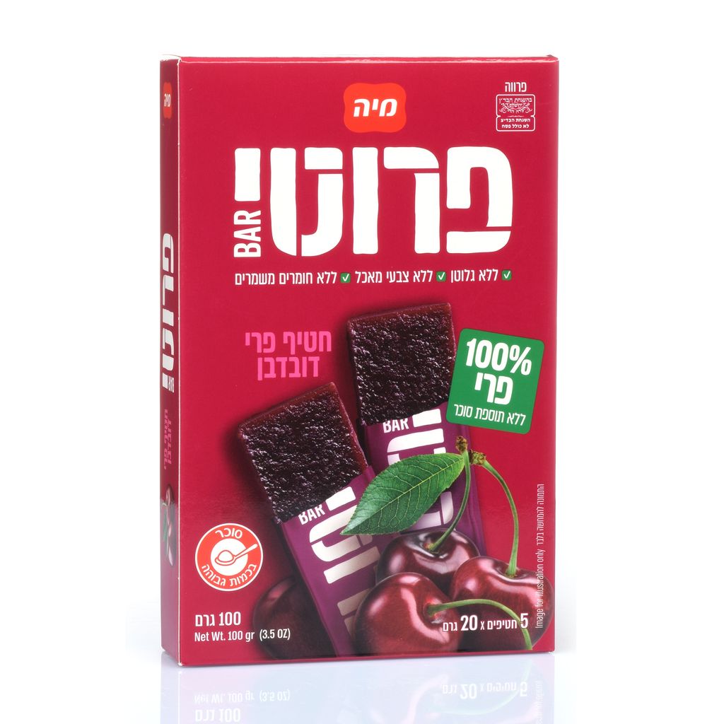 פרוטיבר בטעם דובדבן 100גרם