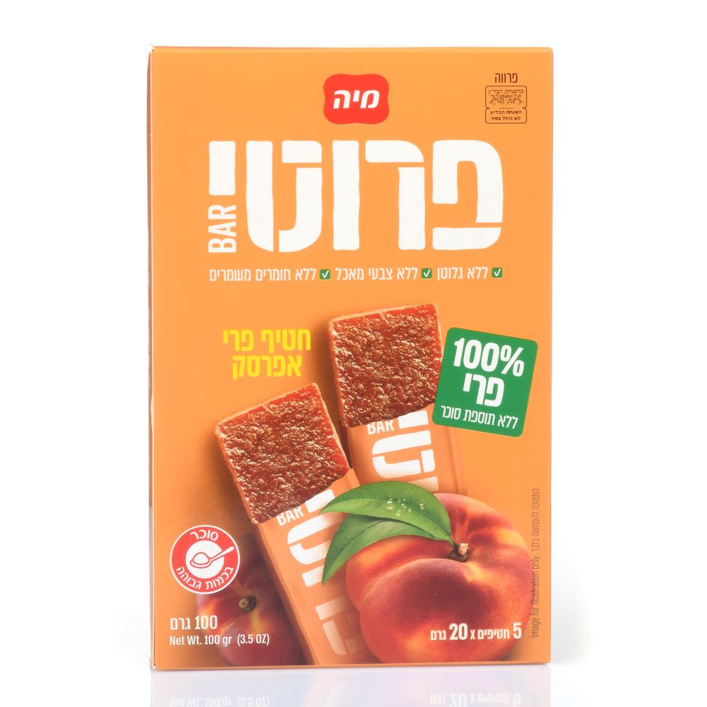 פרוטיבר בטעם אפרסק 5*20גר