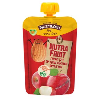 מחית תפוח עץ וחמאת שקדים אורגניים