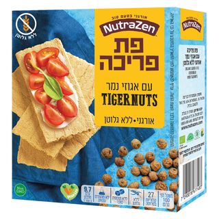 נוטרה זן פת פריכה אורגנית עם אגוזי נמר 100 גרם