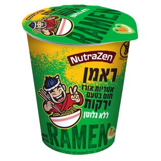 ראמן אטריות אורז מלא בטעם ירקות ללא גלוטן