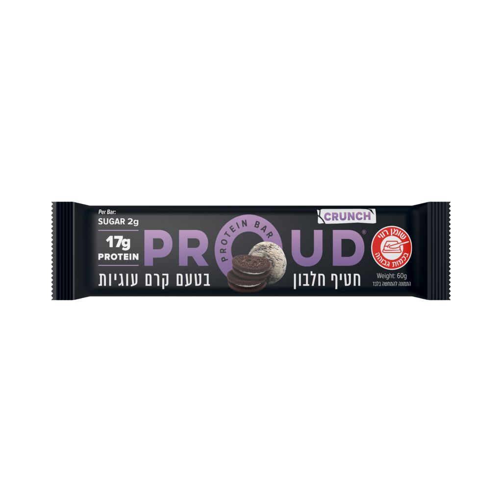 פראוד חטיף חלבון בטעם קרם עוגיות 50 גרם