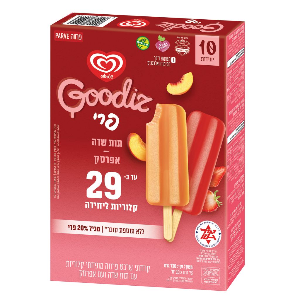 גודיז תות אפרסק 800