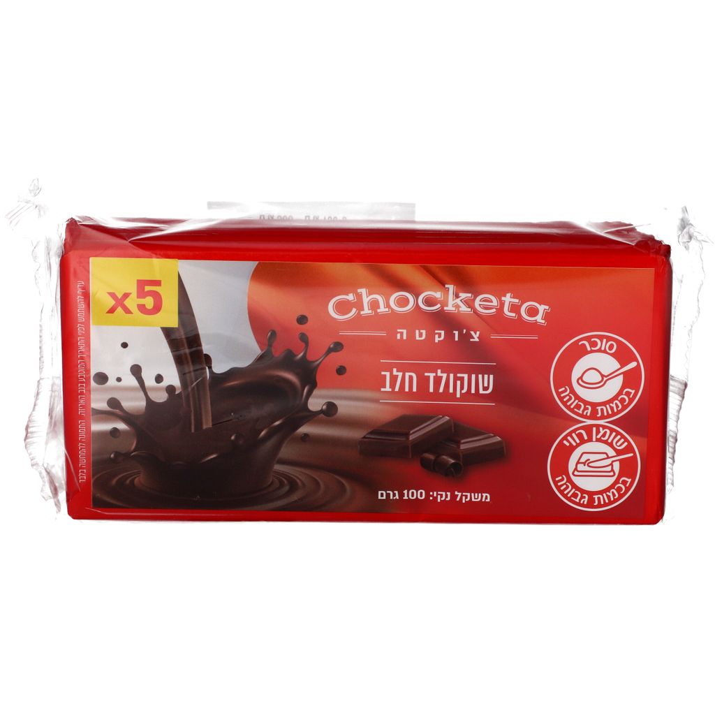 צוקטה שוקולד חלב 1/5