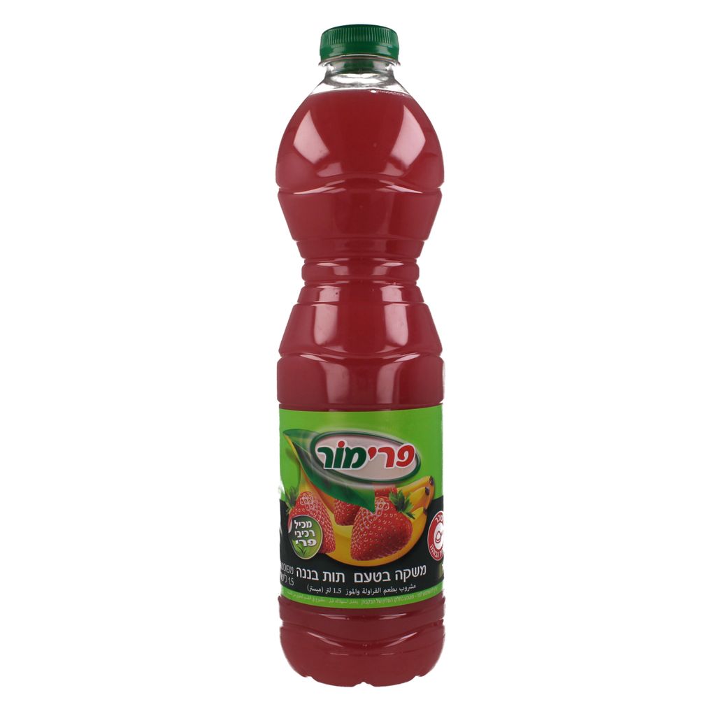 משקה קל תות-בננה