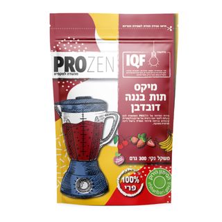 פרוזן תות בננה דובדב