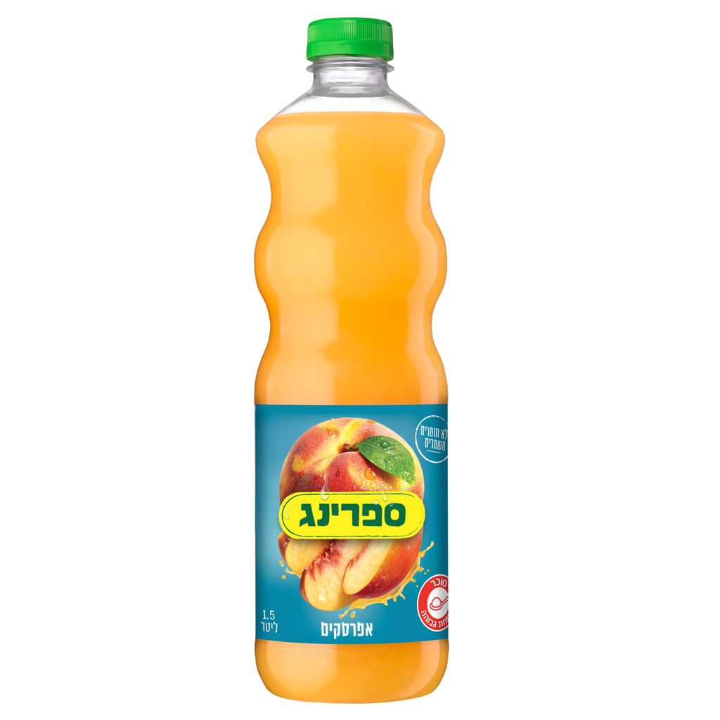 ספרינג אפרסק 1.5ליטר