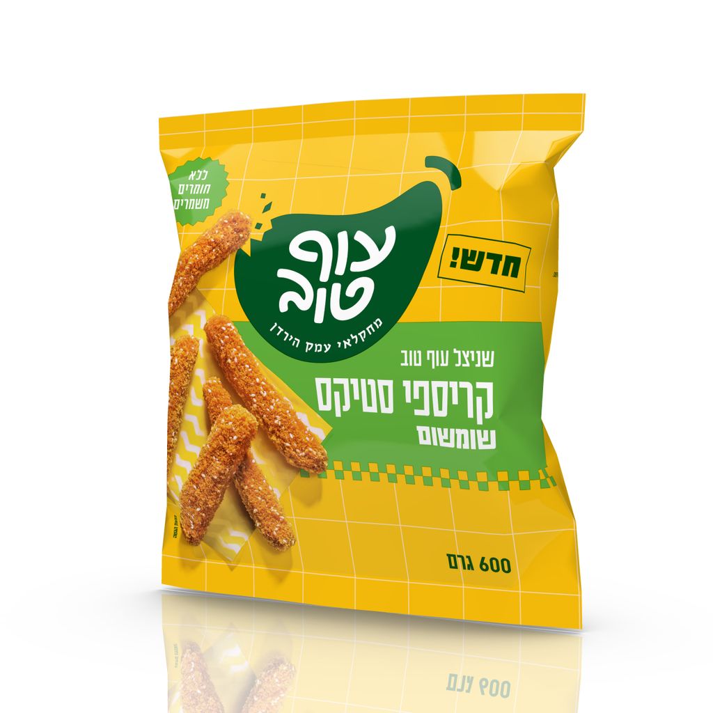 אצבעות שניצל בציפוי שומשום