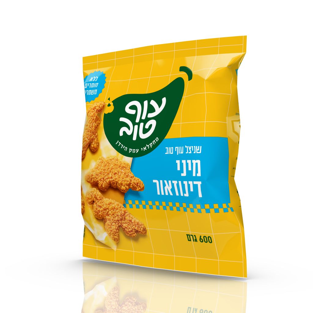 שניצל עוף מיני דינוזאור 600 גרם
