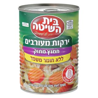 ירקות מעורבים בטעם חמוץ מתוק 320 גר`בית