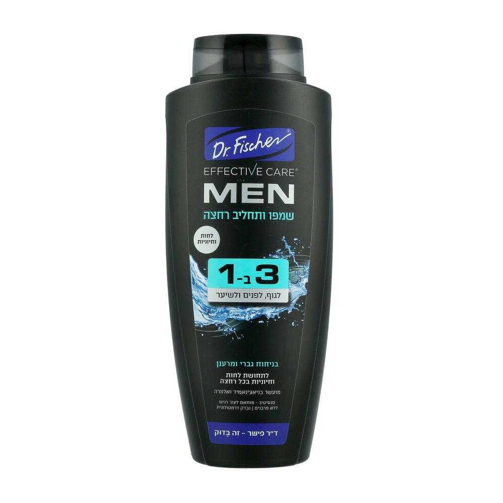 MEN שמפו ותחליב רחצה 3 ב-1 בניחוח מרענן