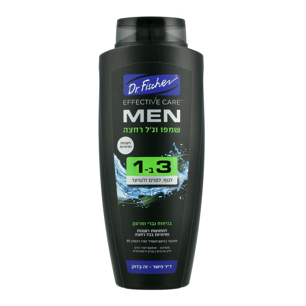 MEN שמפו וגל רחצה 3 ב-1 בניחוח מרענן