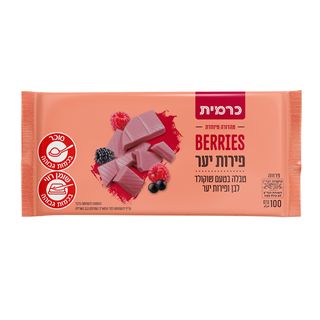 שוקולד פירות יער 100 גר