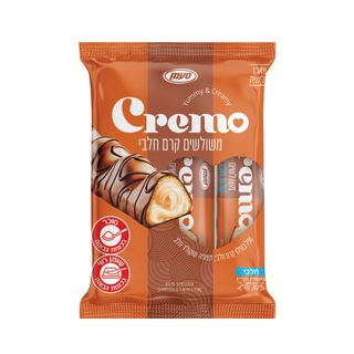 מארז CREMO וופל קרם חלבי טעמן 75 גרם