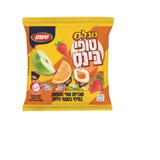 טופי בינס במילוי טעם פירות 360 גרם