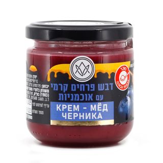 דבש פרחים עם אוכמניות