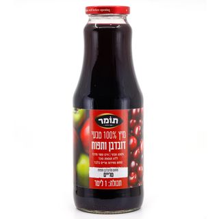 מיץ דובדבן ותפוח טבעי