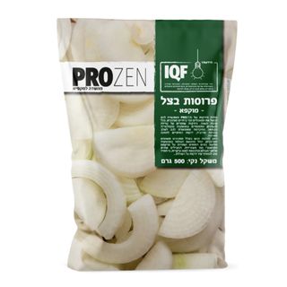 פרוסות בצל מוקפאות 500 גרם