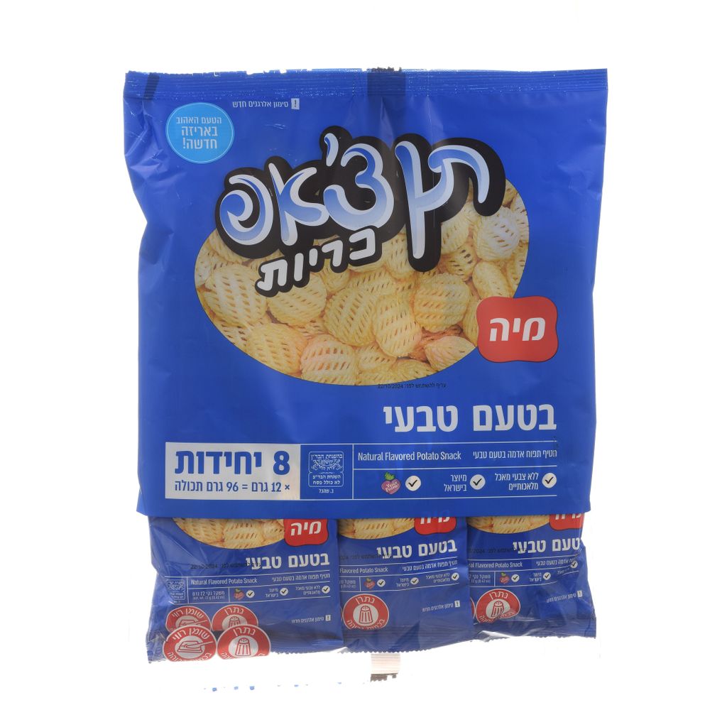 מארז תן צ'אפ כריות בטעם טבעי 8*12 גרם