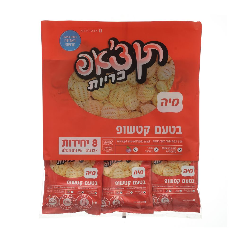 מארז תן צ'אפ כריות בטעם קטשופ 12*8 גרם
