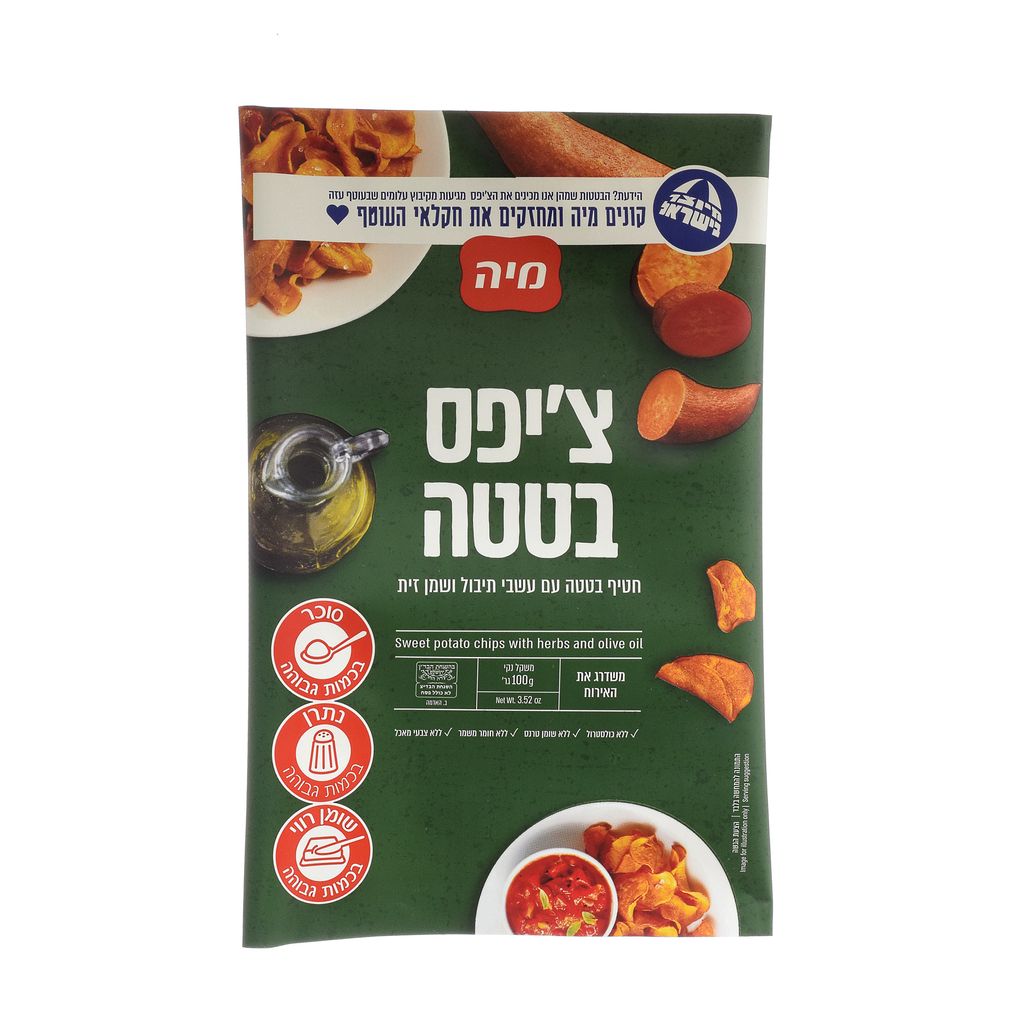 צ'יפס בטטה עם עשבי תיבול 120 גרם