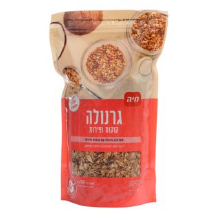 גרנולה קוקוס ופירות מיה 700 גרם