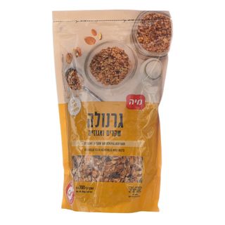 גרנולה שקדים ואגוזים 700 גרם