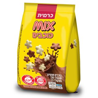 אגו מיקס כוכבים מצופים ש. חלב ולבן 55 גרם