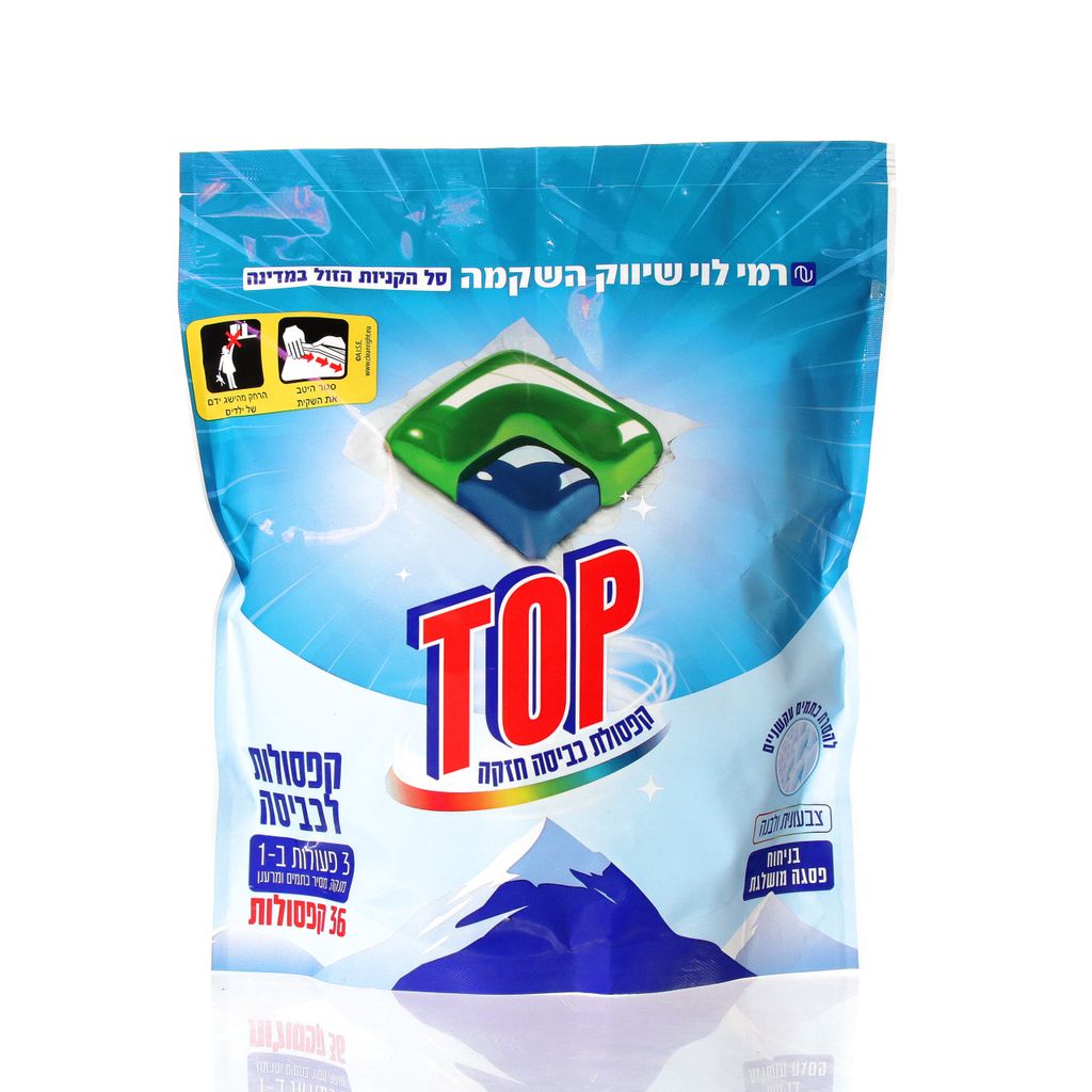 טופ קפסולות כביסה 756 גרם
