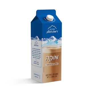משקה חלב בטעם מוקה 1.5% רמת הגולן 1 ליטר