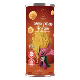 פופקורן מצופה בטעם קרמל