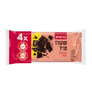 רביעיות שוקולד מריר כרמית 100גרם