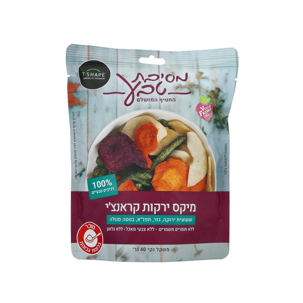חטיף מיקס ירקות 40 גרם
