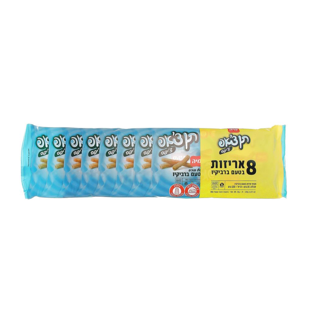 מארז תן צ'אפ צ'יפס בטעם ברביקיו 15*8 גרם