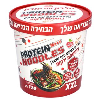 נודלס חלבון טעם עוף סצואן בתוספת ירקות