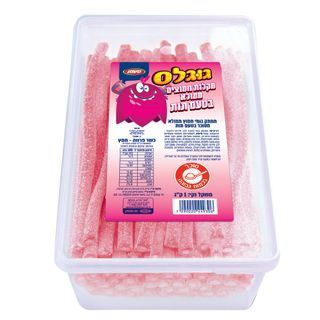 מקלות חמוצים ממולא 1 ק"ג תות מסוכר