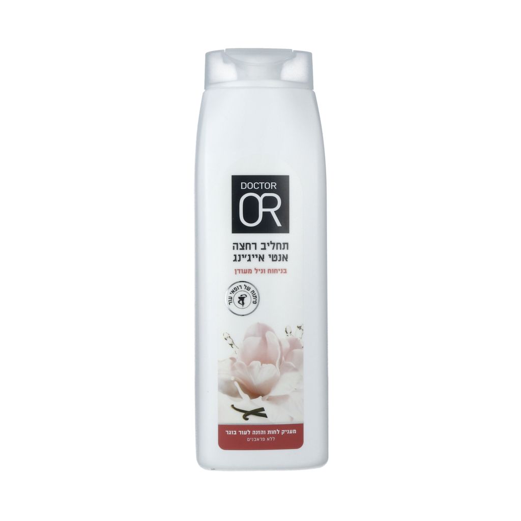 DOCTOR OR, תחליב רחצה אנטי אייג'ינג בניחוח וניל טרופי, 700 מל