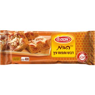 עוגת הבית דבש ותפוח עץ עם פירורים