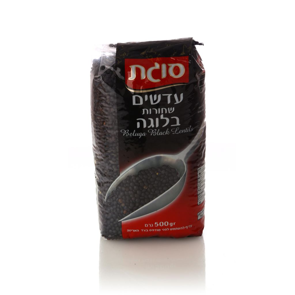 עדשים שחורות בלוגה 500ג
